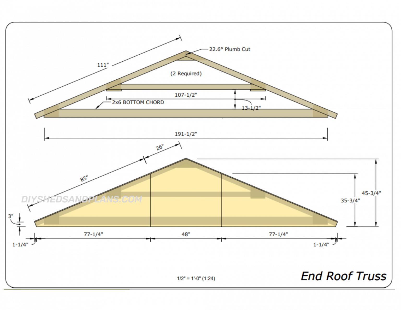 16x20 Shed Plans | Free | Gable Roof | Material List | DIY