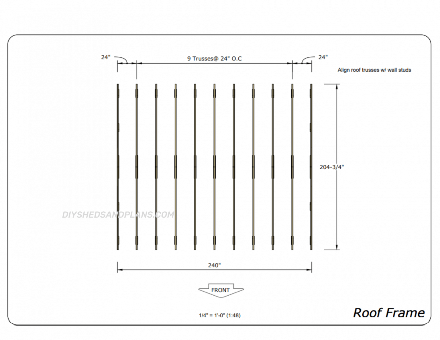 16x20 Shed Plans Free Gable Roof Material List DIY
