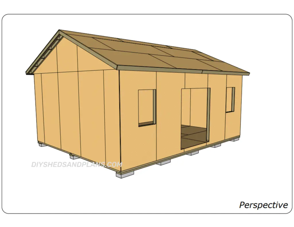 16x20 Shed Plans
