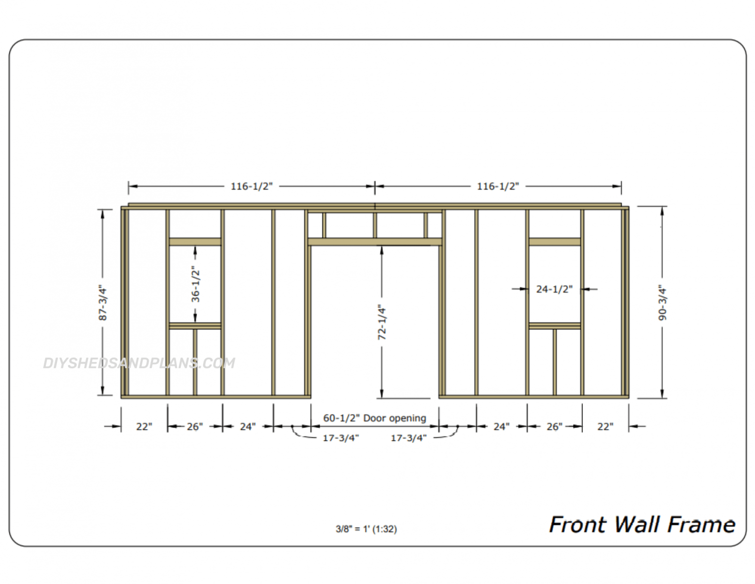 16x20 Shed Plans Free Gable Roof Material List DIY