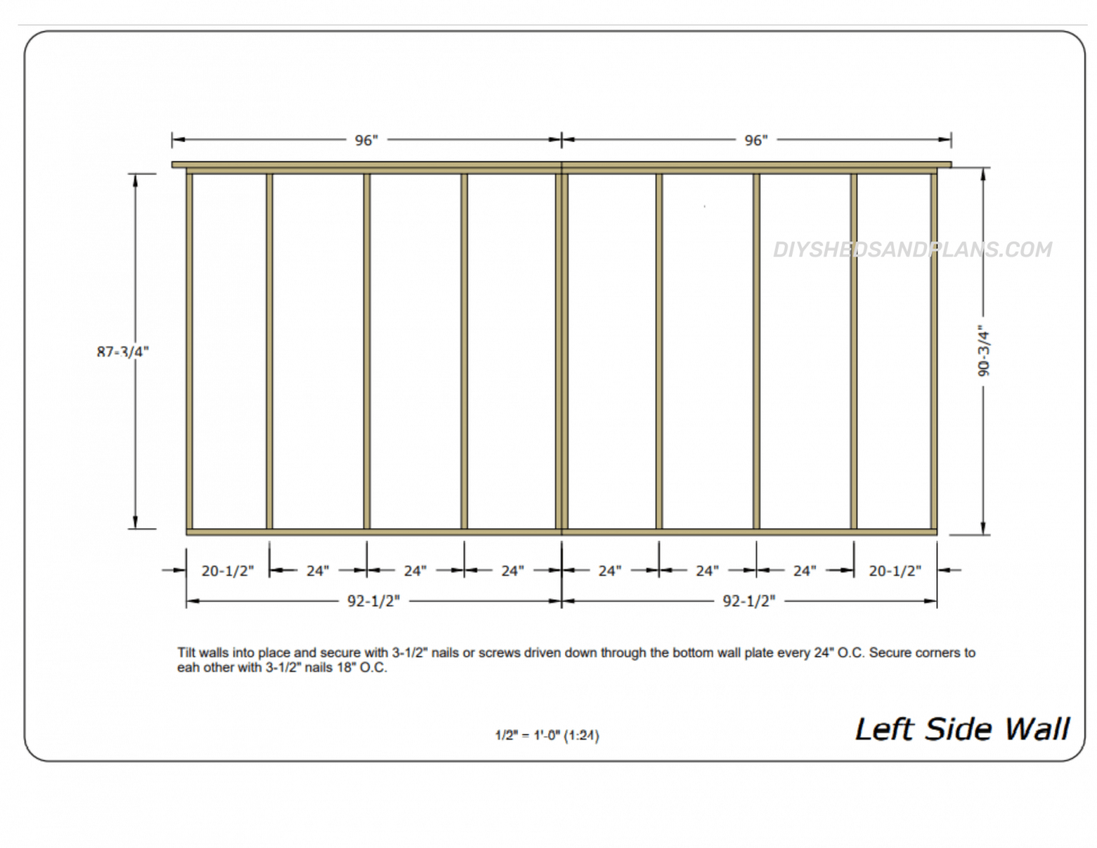 16x20 Shed Plans Free Gable Roof Material List DIY