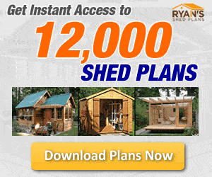 Ryan's 12,000 Shed Plans