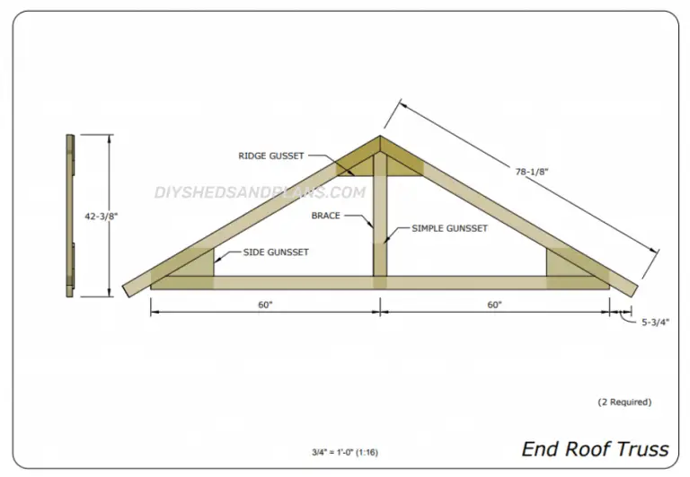 10x20 Shed Plans | Free | Gable Roof | Material List | DIY