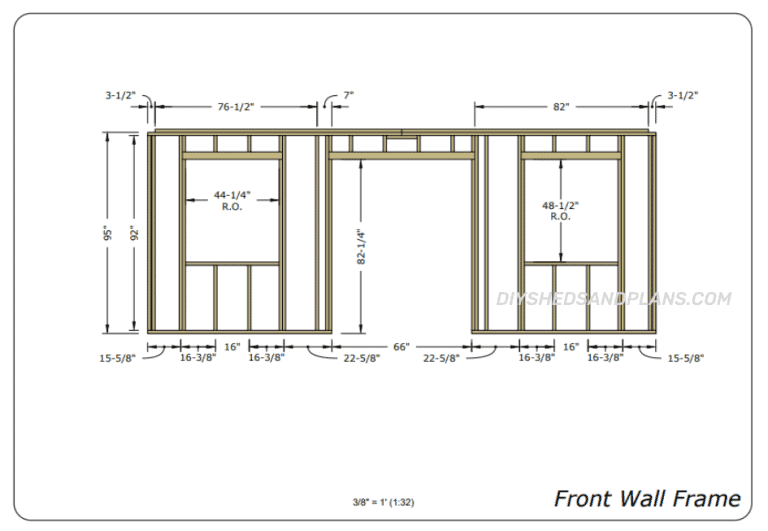 10x20 Shed Plans Free Gable Roof Material List DIY