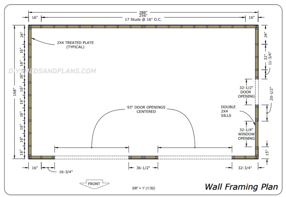 14x24 Shed Plans