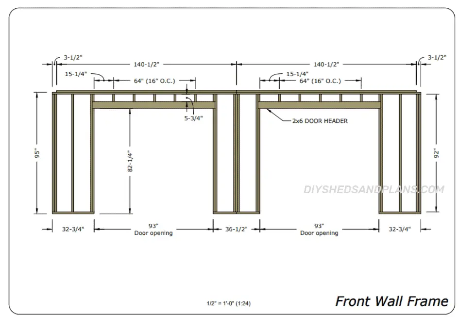 14x24 Shed Plans