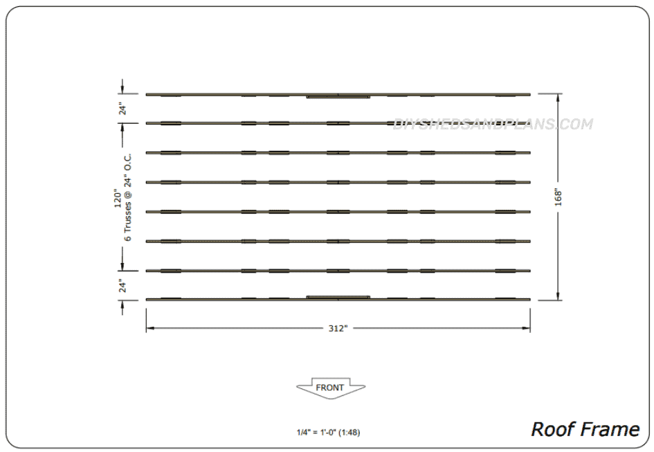 14x24 Shed Plans