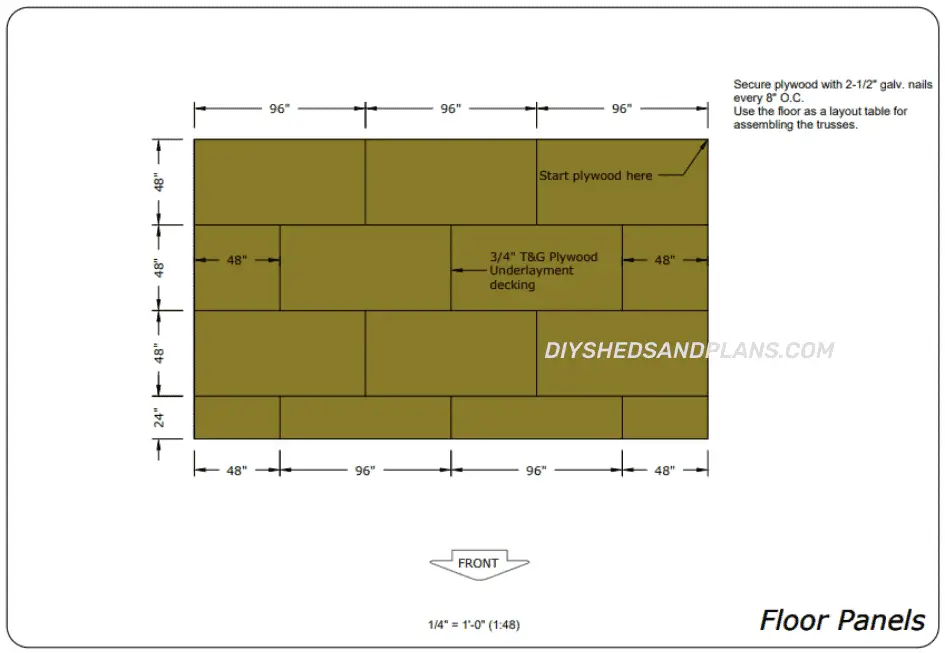 14x24 Shed Plans