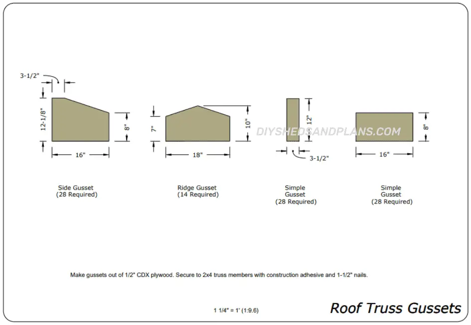 14x24 Shed Plans