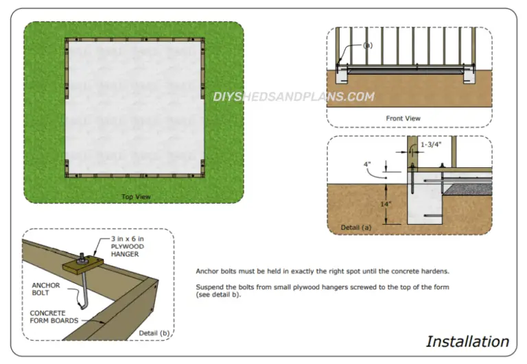 How To Anchor A Shed To Concrete DIY Instructions