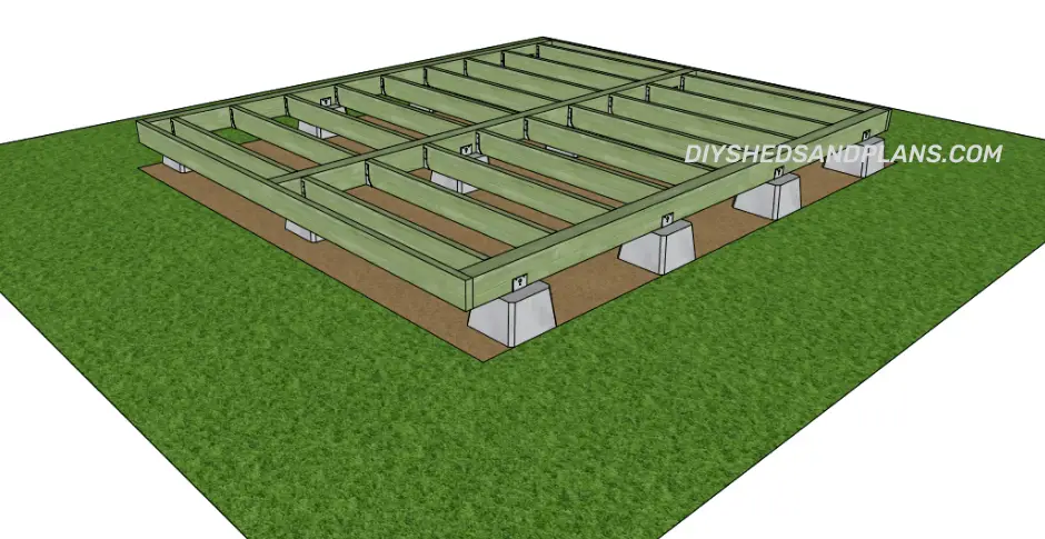 Archimple How To Build A Shed Foundation With Deck Blocks 46 OFF