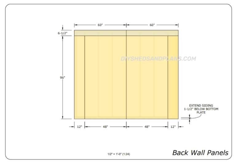 8x10 Shed Plans | Free | Saltbox Roof | Cut & Material List | DIY