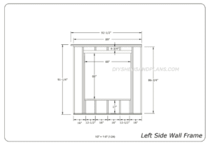 8x10 Shed Plans | Free | Saltbox Roof | Cut & Material List | DIY