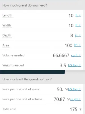 Gravel Calculator Omnicalculator.com